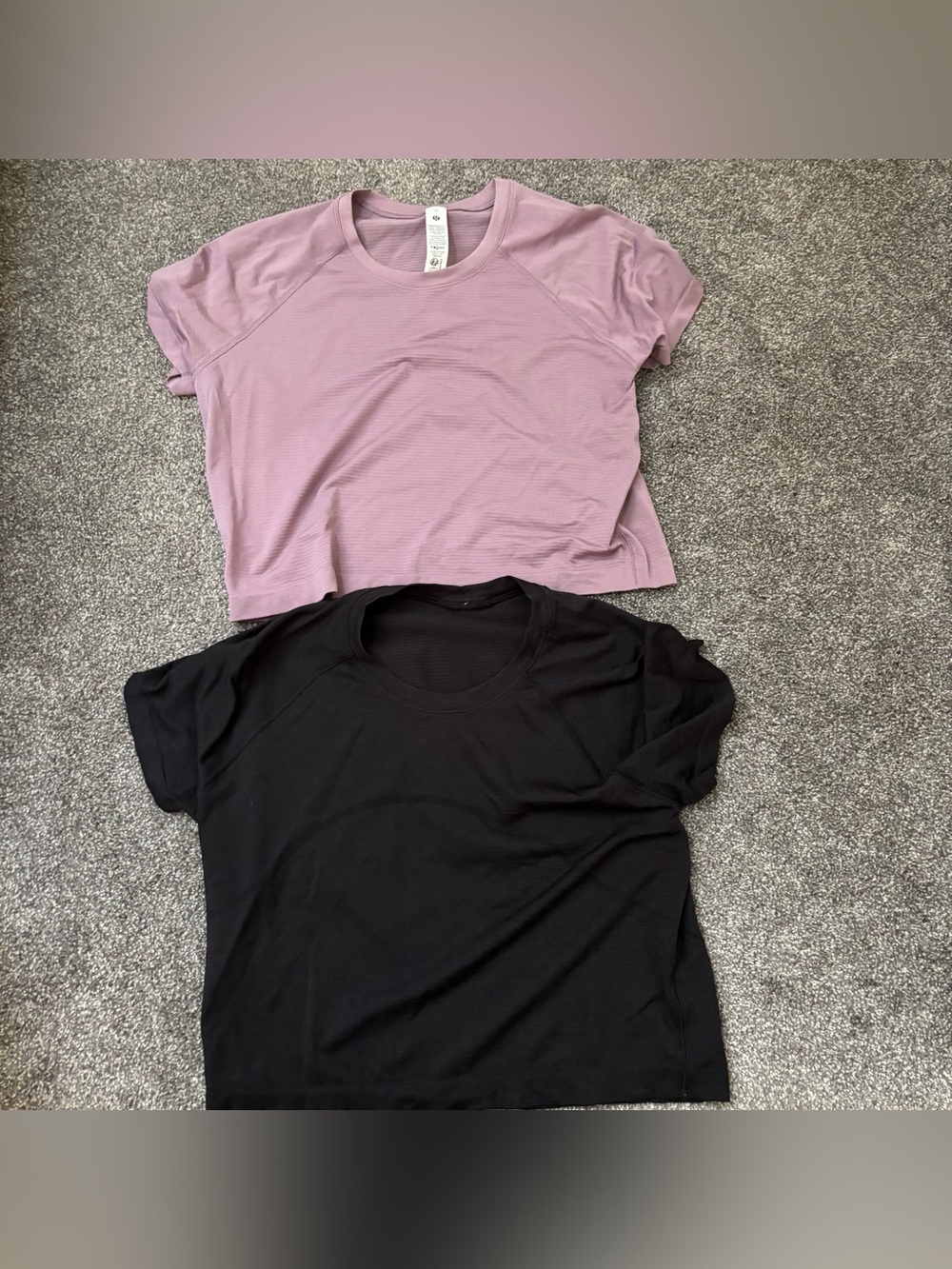 Lululemon sz 12 swiftly tech short sleeve shirt cropped version BUNDLE
